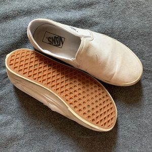 White Vans! Good condition just need a cleaning!